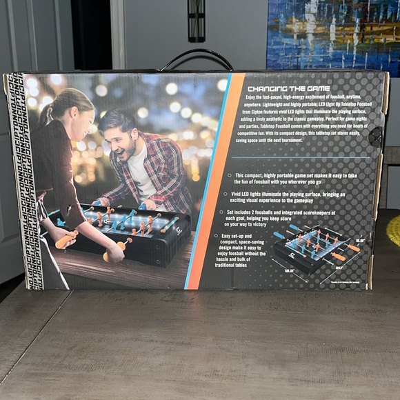 Led Light Up
Tabletop Foosball Set - Picture 3 of 4